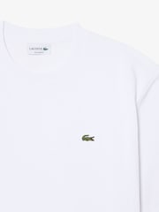 Lacoste White Relaxed Fit Jersey T-Shirt - Image 6 of 7