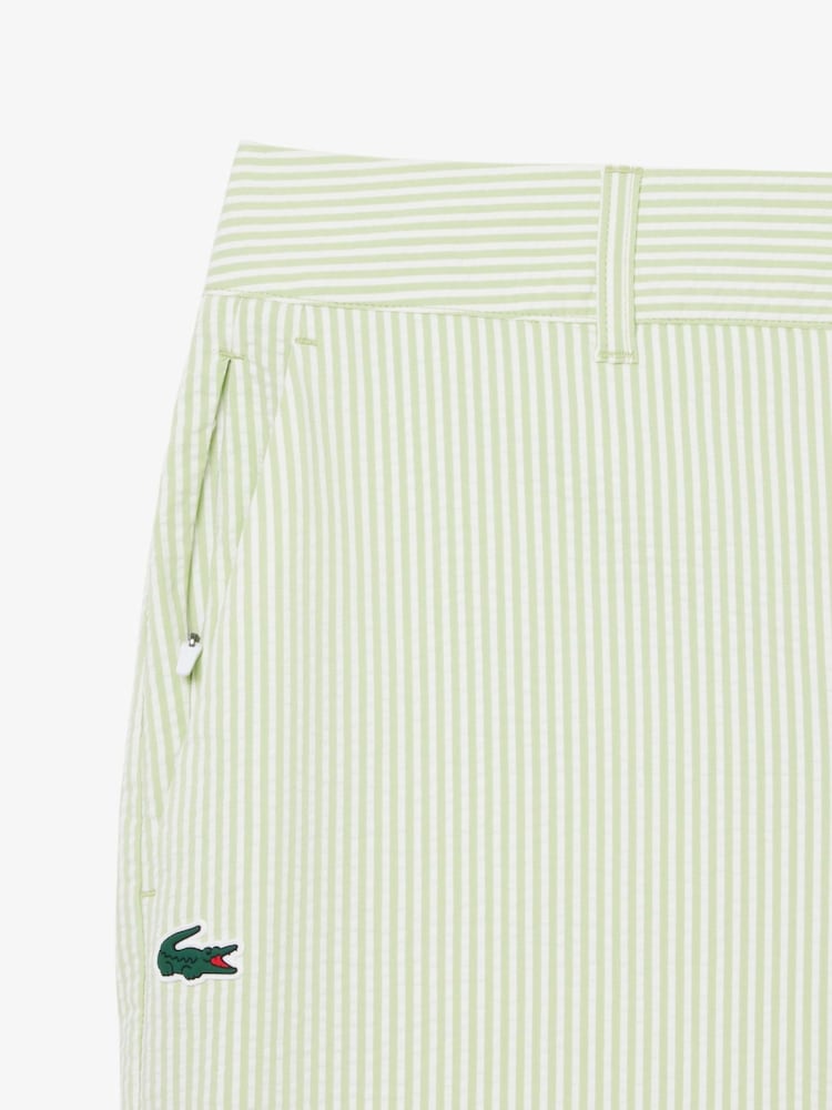 Lacoste Green Relaxed Fit Ultra Dry UPF50 Stretch Golf Bermuda Shorts - Image 5 of 5 Lacoste Green Relaxed Fit Ultra Dry UPF50 Stretch Golf Bermuda Shorts - Image 5 of 5