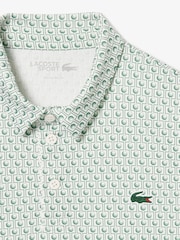 Lacoste Green Regular Fit Ultra-Dry UPF50 Jersey Golf Polo Shirt - Image 2 of 3