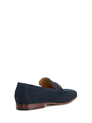 Dune London Blue Scilly Woven Trim Loafers - Image 4 of 6