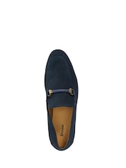 Dune London Blue Scilly Woven Trim Loafers - Image 5 of 6