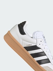 adidas Originals White Samba XLG Shoes - Image 3 of 4