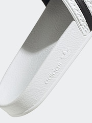 adidas Originals White adilette Sandal - Image 4 of 5