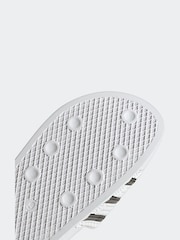 adidas Originals White adilette Sandal - Image 5 of 5