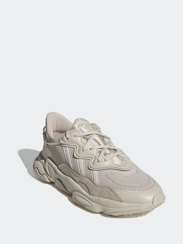 adidas Originals Cream Ozweego Shoes - Image 1 of 4