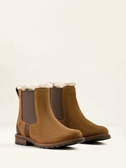 Ariat Womens Wexford Sherpa H2O Brown Boots - Image 2 of 4
