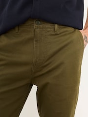深綠色 - FatFace Straight Fit Chinos - 圖片 3/6
