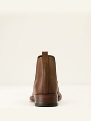Ariat Mens Booker Chelsea Western Oiled Rowdy Brown Boots - Image 3 of 4