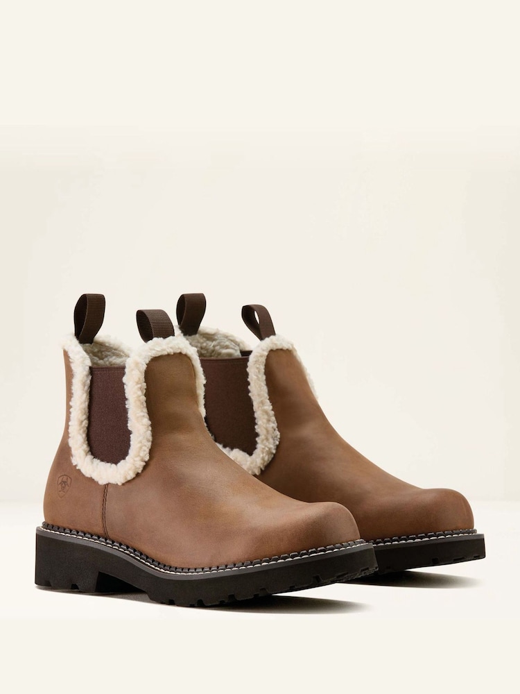 Ariat Fatbaby Chelsea Cozy Western Brown Boots - Image 4 of 4 Ariat Fatbaby Chelsea Cozy Western Brown Boots - Image 4 of 4