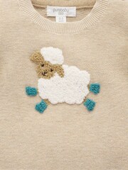 Purebaby Natural Cream On The Farm Jumper - Image 3 of 3
