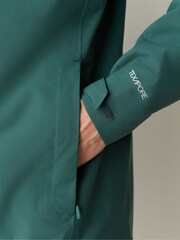 Jack Wolfskin Green Trailtime 2 Layer Waterproof Jacket - Image 3 of 8