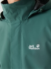 Jack Wolfskin Green Trailtime 2 Layer Waterproof Jacket - Image 4 of 8