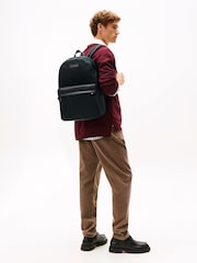 Tommy Hilfiger Black Logo Patch Backpack - Image 2 of 5