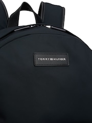 Tommy Hilfiger Black Logo Patch Backpack - Image 4 of 5