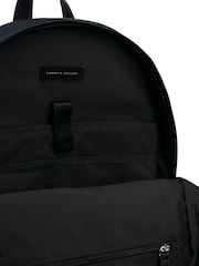 Tommy Hilfiger Black Logo Patch Backpack - Image 5 of 5
