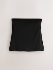 Black DD+ Hidden Support Cotton Bandeau Bra Top - Image 5 of 7