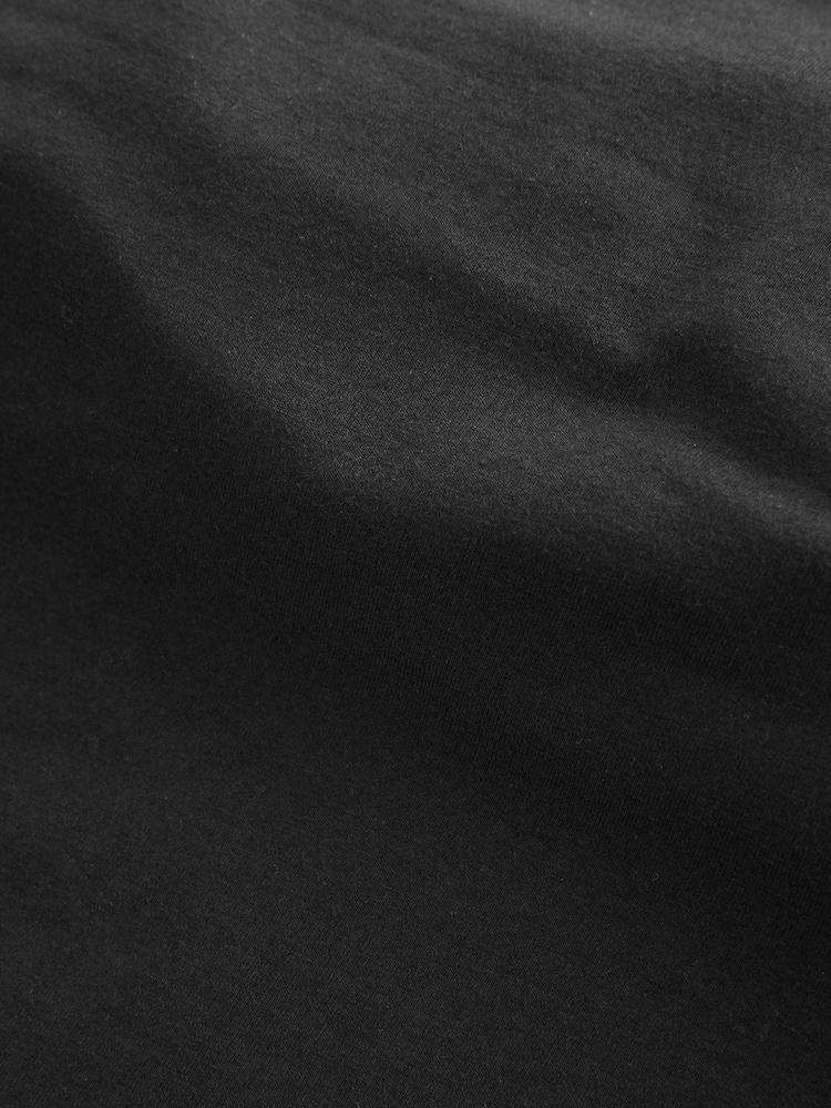 Black DD+ Hidden Support Cotton Bandeau Bra Top - Image 7 of 7