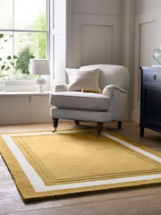 Laura Ashley Ochre Yellow Lewes Rug - Image 1 of 5