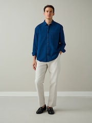 Bone Textured Cotton Smart Chinos - Image 2 of 9