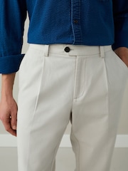 Bone Textured Cotton Smart Chinos - Image 4 of 9
