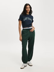Cotton On Green Classic Fleece Joggers - Image 1 of 5