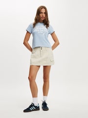 Cotton On Blue Baby Graphic T-Shirt - Image 4 of 4