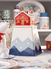 Cath Kidston Multi Christmas Journey Storage Jar - Image 1 of 4