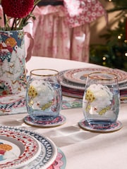 Cath Kidston Set of 2 Blue Christmas Journey Tumblers - Image 1 of 4