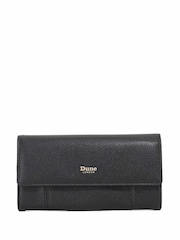 Dune London Black Kallia Longline Stitched Purse - Image 1 of 4