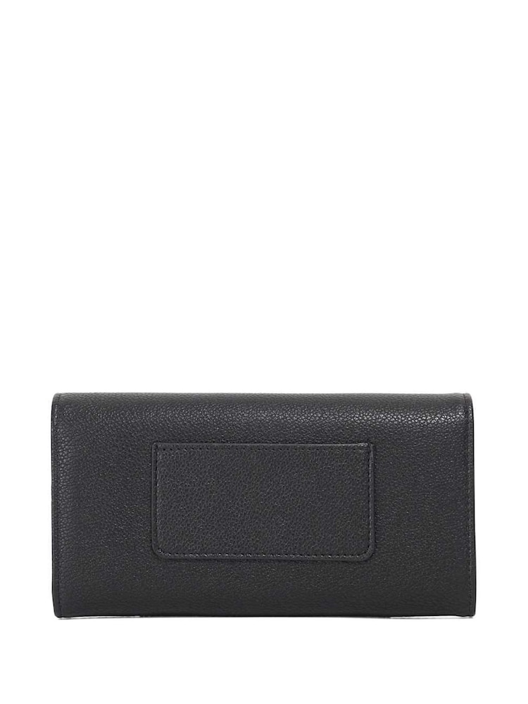 Dune London Black Kallia Longline Stitched Purse - Image 2 of 4