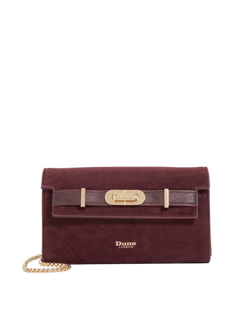 Dune London Purple Showmance Belted Phone Cross-Body Bag - Image 1 of 5 Dune London Purple Showmance Belted Phone Cross-Body Bag - Image 1 of 5