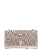 Dune London Brown Strong Leather Bug Phone Cross-Body Bag - Image 1 of 5
