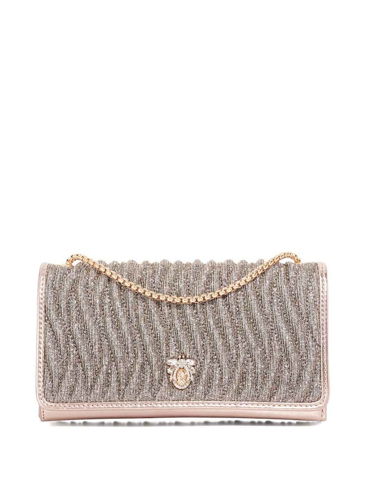 Dune London Brown Strong Leather Bug Phone Cross-Body Bag - Image 1 of 5 Dune London Brown Strong Leather Bug Phone Cross-Body Bag - Image 1 of 5