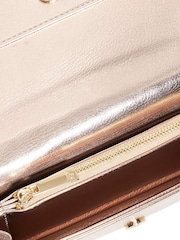 Dune London Brown Strong Leather Bug Phone Cross-Body Bag - Image 4 of 5