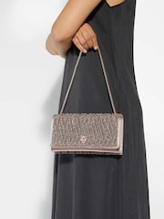 Dune London Brown Strong Leather Bug Phone Cross-Body Bag - Image 5 of 5