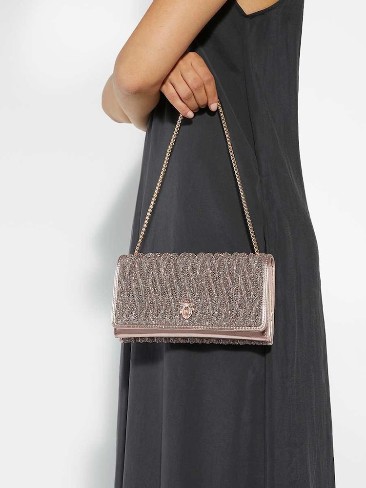 Dune London Brown Strong Leather Bug Phone Cross-Body Bag - Image 5 of 5