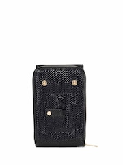 Dune London Black Sunrise Basic Phone Cross-Body Bag - Image 2 of 5