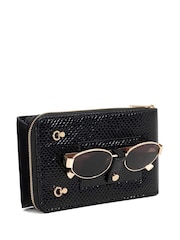 Dune London Black Sunrise Basic Phone Cross-Body Bag - Image 3 of 5