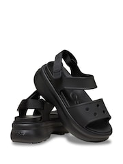 Crocs Black Soho Y Strap Sandals - Image 3 of 7