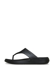 Crocs Black Getaway Triangle Flip-Flops - Image 2 of 7