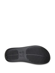Crocs Black Getaway Triangle Flip-Flops - Image 7 of 7