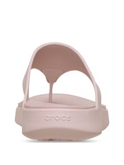 Crocs Pink Getaway Triangle Flip-Flops - Image 2 of 7