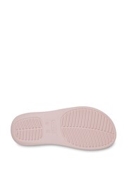 Crocs Pink Getaway Triangle Flip-Flops - Image 3 of 7