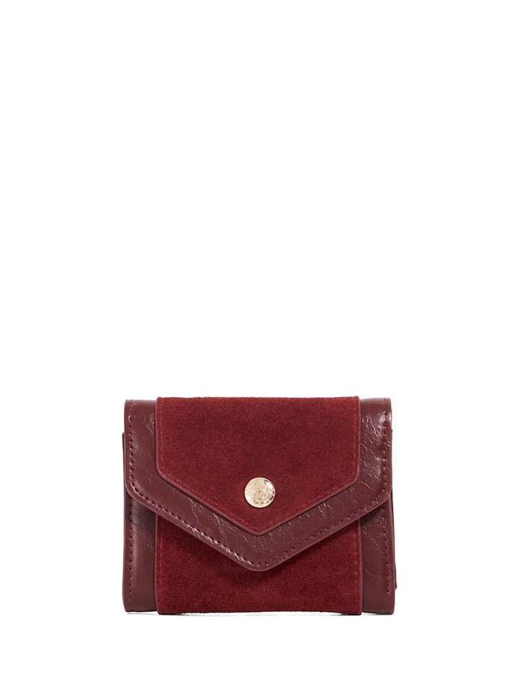 Dune London Red Kamara Medium Foldover Card Holder - Image 1 of 4 Dune London Red Kamara Medium Foldover Card Holder - Image 1 of 4