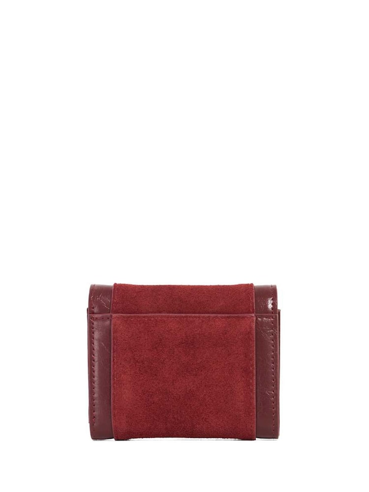 Dune London Red Kamara Medium Foldover Card Holder - Image 2 of 4 Dune London Red Kamara Medium Foldover Card Holder - Image 2 of 4