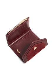 Dune London Red Kamara Medium Foldover Card Holder - Image 3 of 4