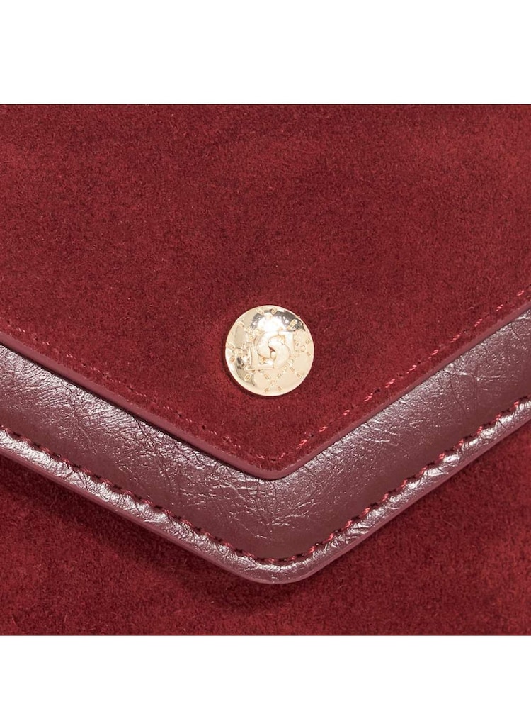Dune London Red Kamara Medium Foldover Card Holder - Image 4 of 4 Dune London Red Kamara Medium Foldover Card Holder - Image 4 of 4