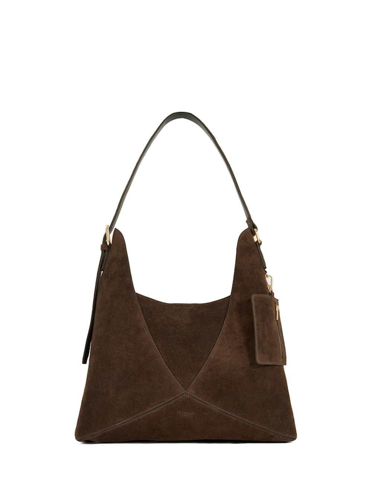 Dune London Brown Dearest Slouch Hobo Shoulder Bag - Image 1 of 5 Dune London Brown Dearest Slouch Hobo Shoulder Bag - Image 1 of 5