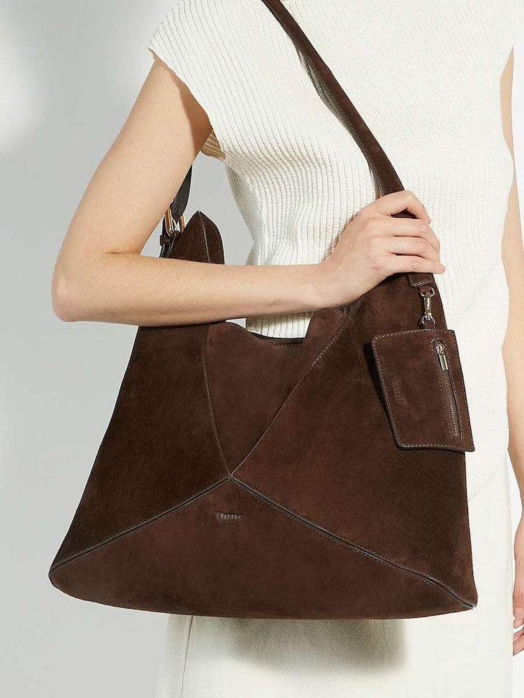 Dune London Brown Dearest Slouch Hobo Shoulder Bag - Image 2 of 5 Dune London Brown Dearest Slouch Hobo Shoulder Bag - Image 2 of 5