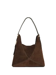 Dune London Brown Dearest Slouch Hobo Shoulder Bag - Image 4 of 5